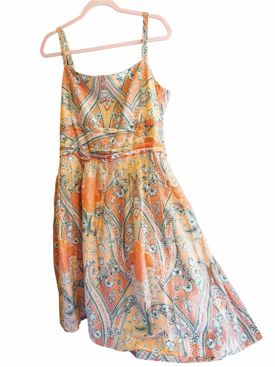 Ann Taylor Dresses & Skirts - ANN TAYLOR Silk Blend Paisley Print Cami Dress | Size 16